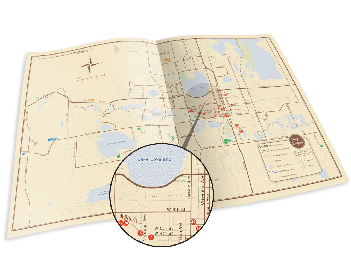 Loveland City Map Design